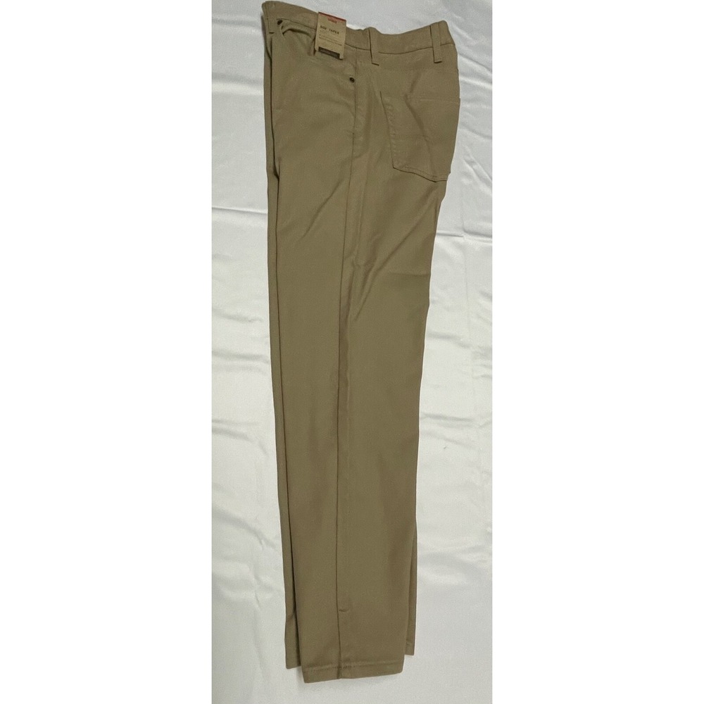 LEVIS 502 JEANS MENS 38 X 32 TAN 502 TAPER STRETCH 99% COTTON - Picture 2 of 14